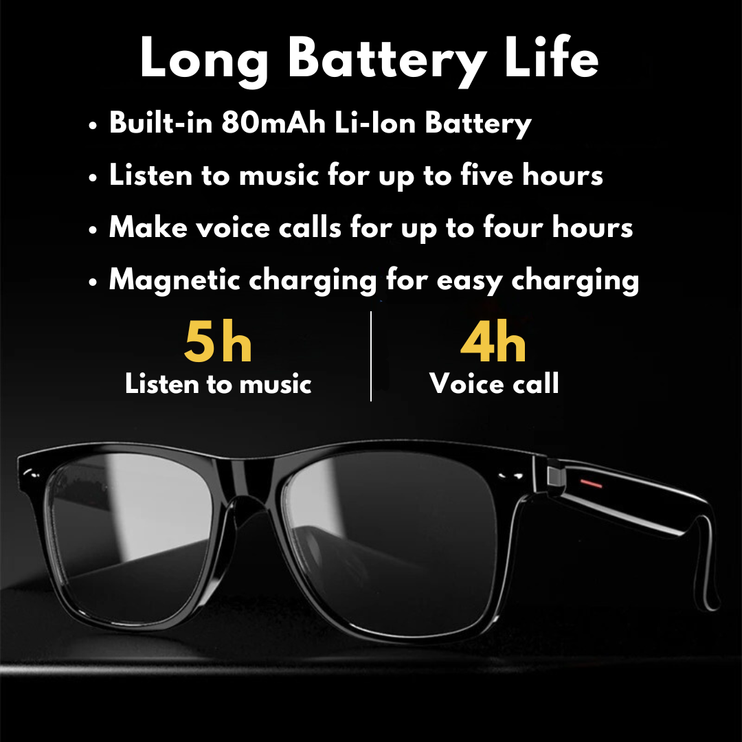 TechGlasses™ - Smart Wireless Headphones Sunglasses